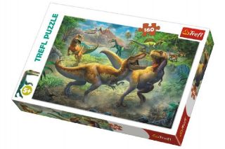 Obrázek z Puzzle dinosauři/Tyranosaurus 41x27,5cm 160 dílků  
